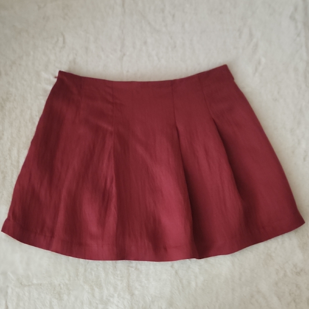 a new day Women's Mini Skort in Deep Red
